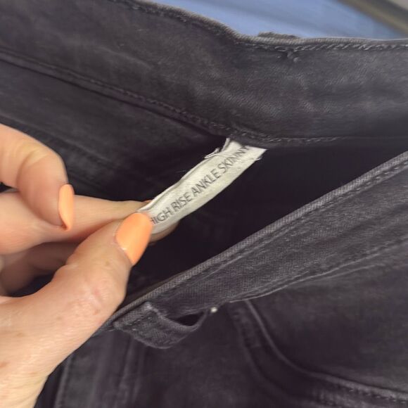 Rag & Bone Black High Rise Ankle Skinny Size 29 - Picture 4 of 6